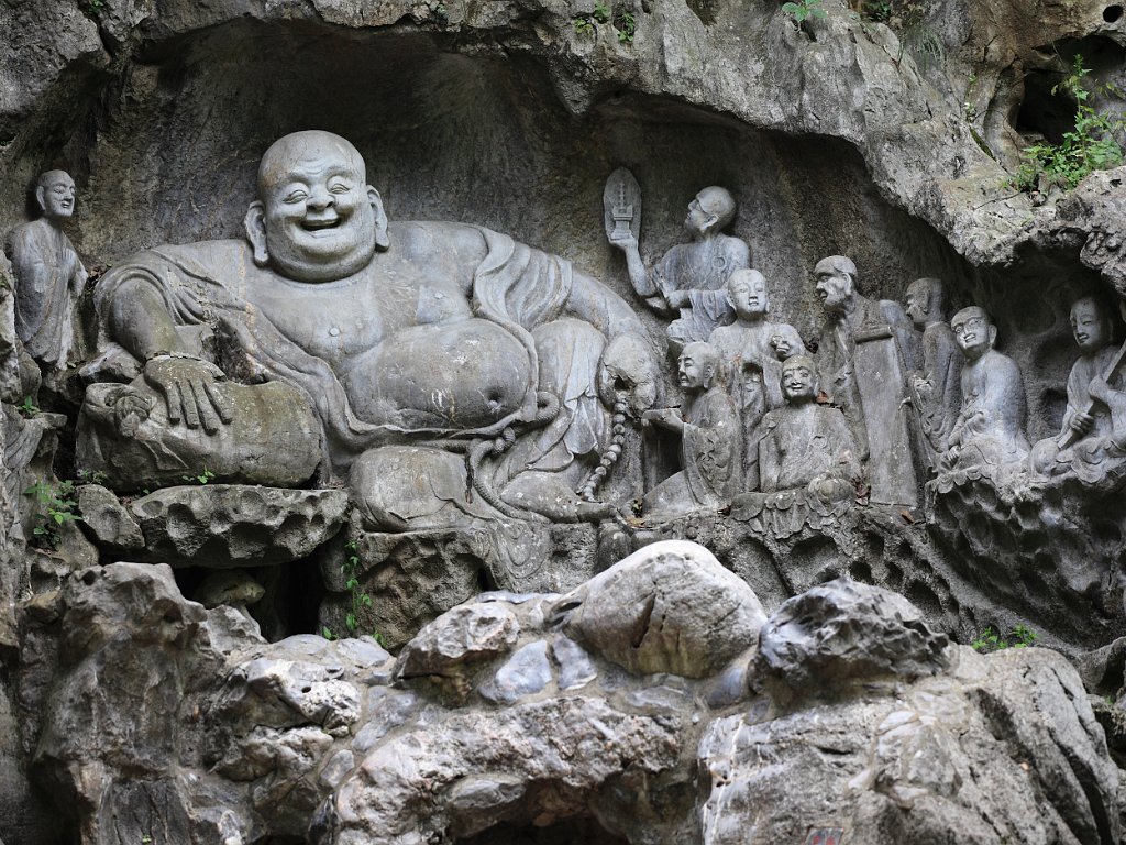 Feilaifeng grottoes and Lingyin Temple 2011 Apr